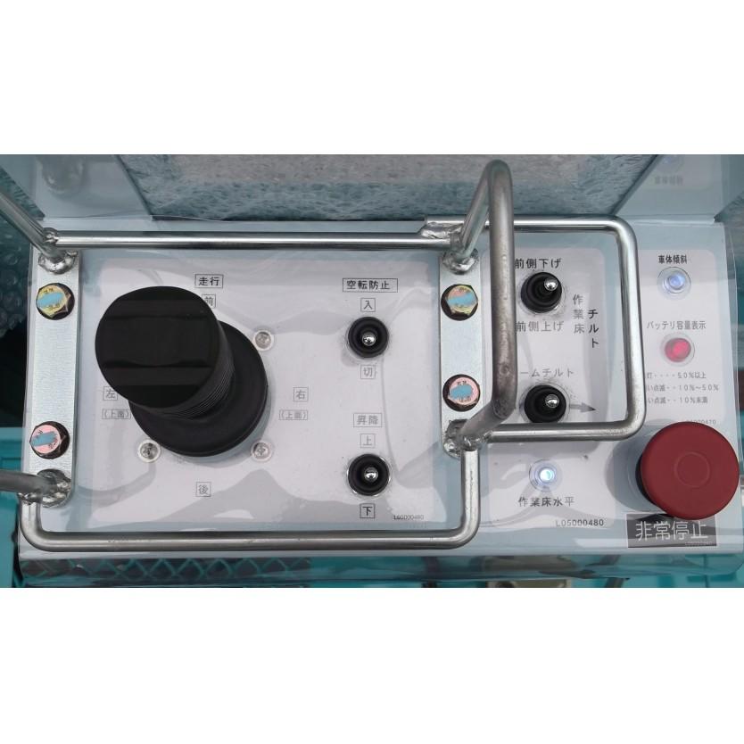 ６M傾斜地対応型タイヤテーブルリフト