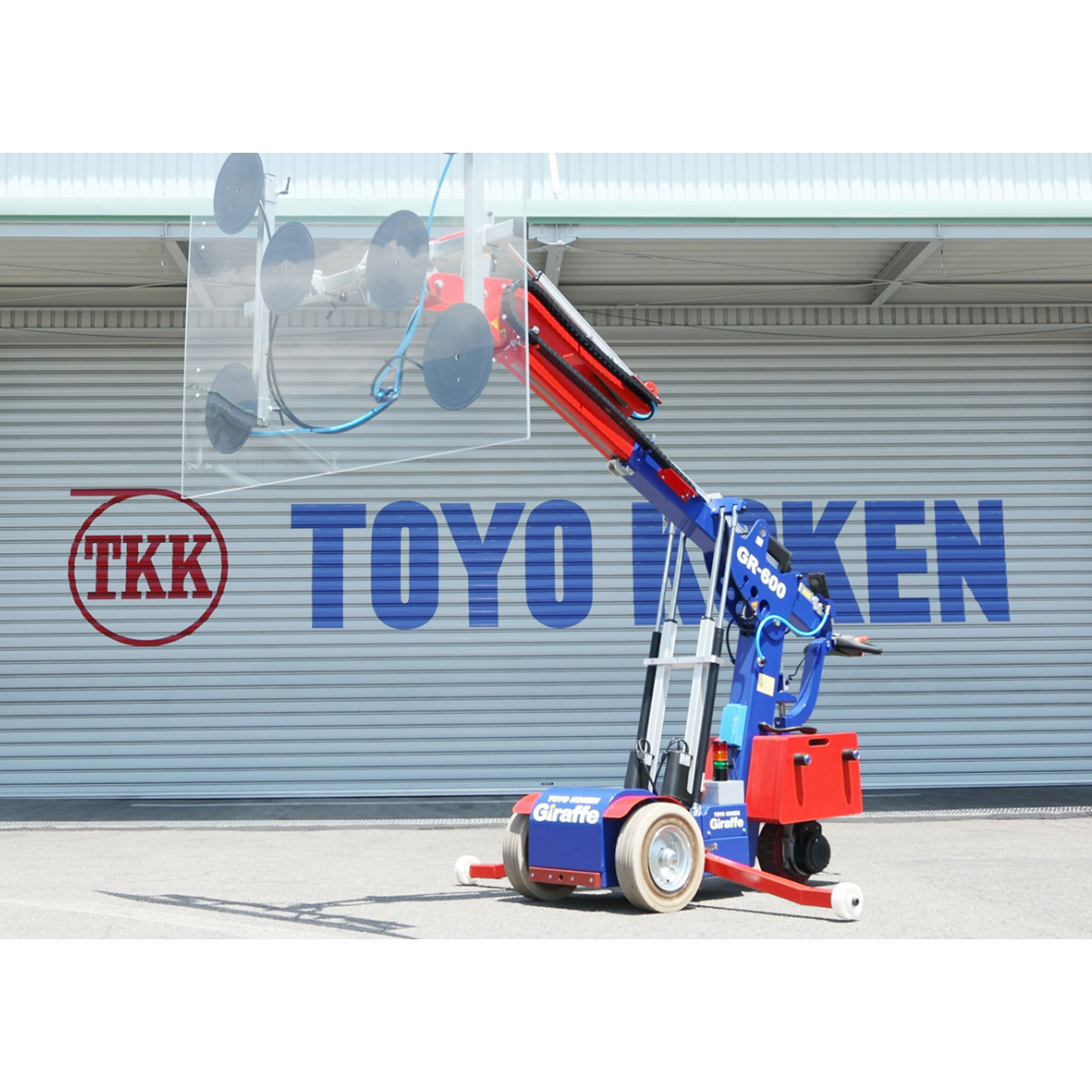 吸着式重量物運搬機械　ジラフ