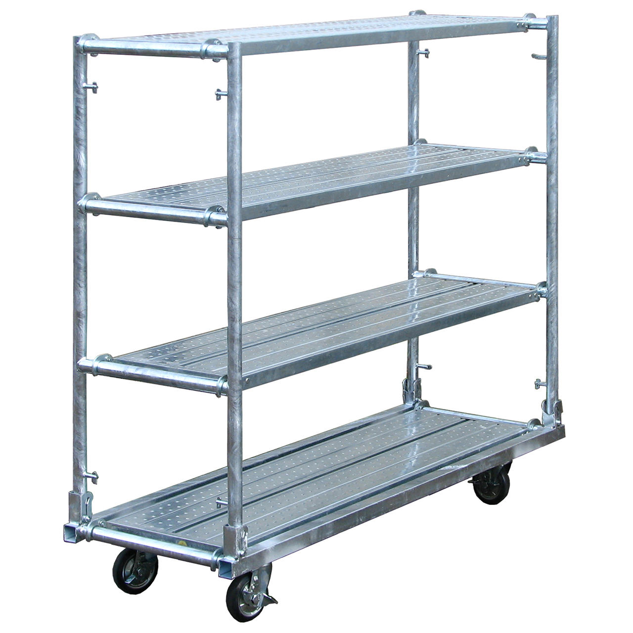 移動式折り畳みパイプ棚