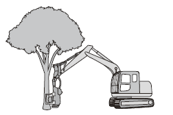 伐木等機械イラスト